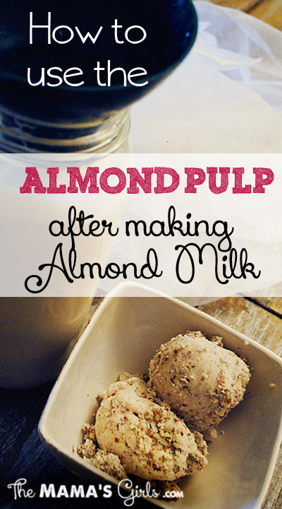 How to use Almond Pulp after making almond milk