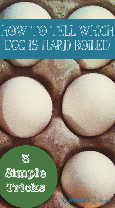 How to determine if your egg is hard boiled