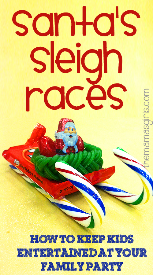 Santa's sleigh races - How to keep kids entertained at your family party