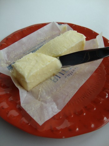 softened butter-