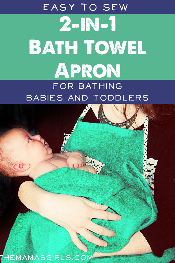 Easy to Sew 2-in-1 Bath Towel Apron