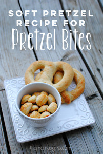 Soft Pretzel Recipe for Pretzel Bites
