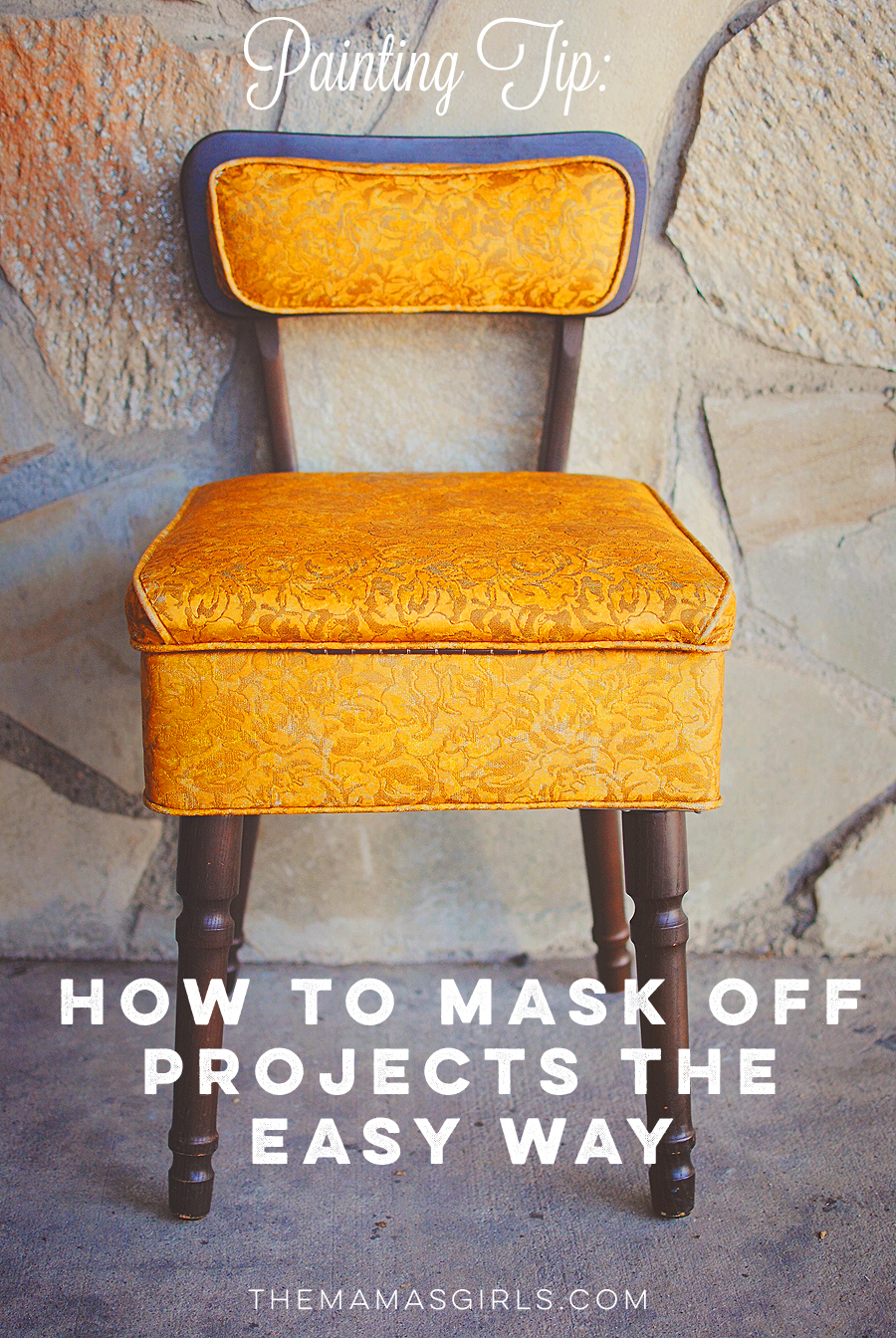 How to mask off projects the easy way - clever painting tip