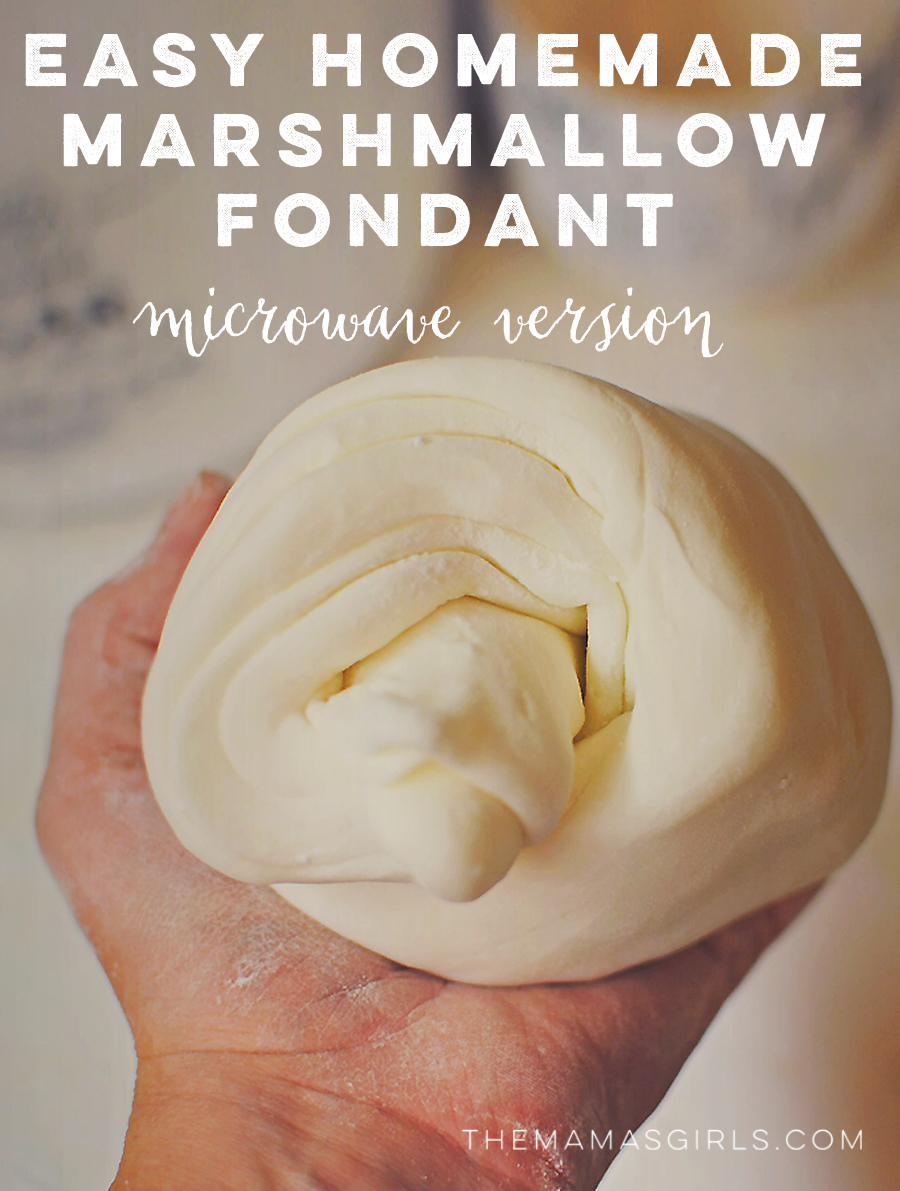 Easy Homemade Marshmallow Fondant - Microwave Version