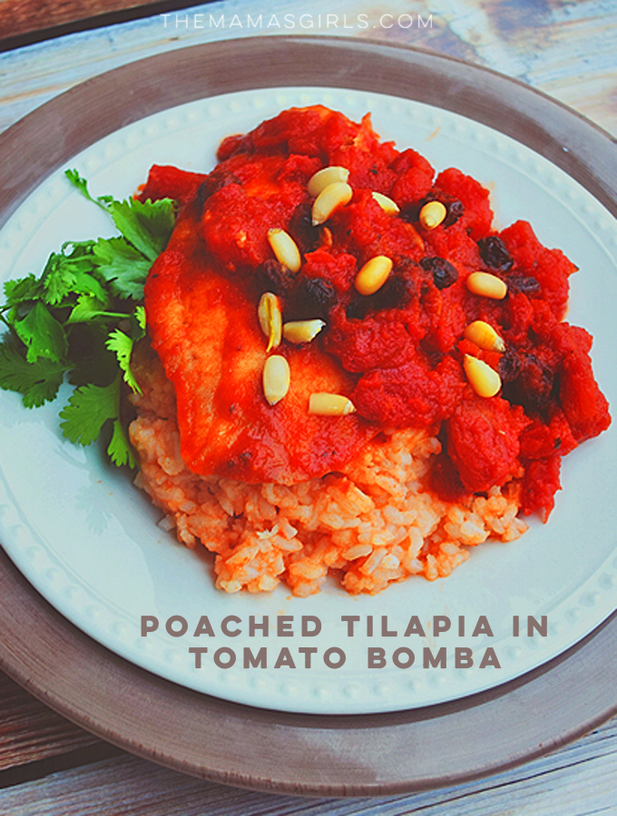Poached Tilapia in Tomato Bomba