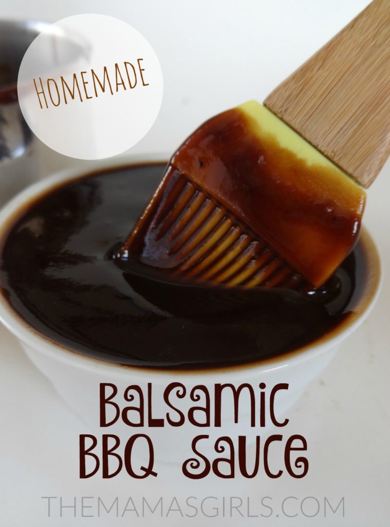 Homemade Balsamic BBQ Sauce - themamasgirls.com