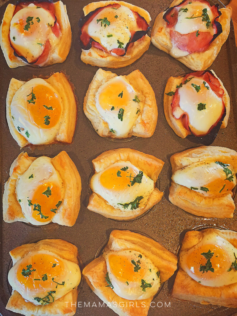 egg muffins puff pastry