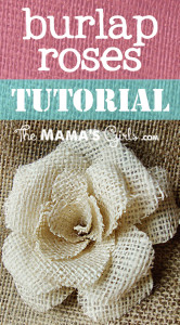 Step by step instructions for these cute burlap roses! Such a fun DIY project. copy