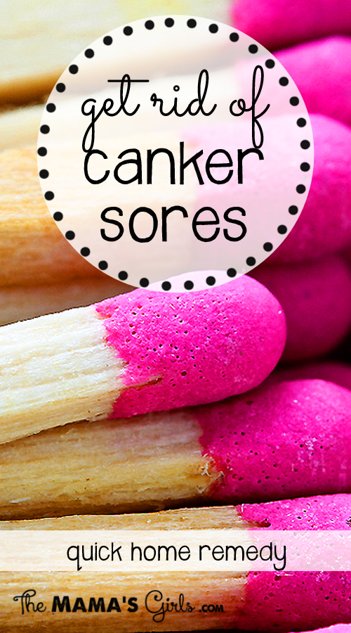 Get rid of canker sores quickly!