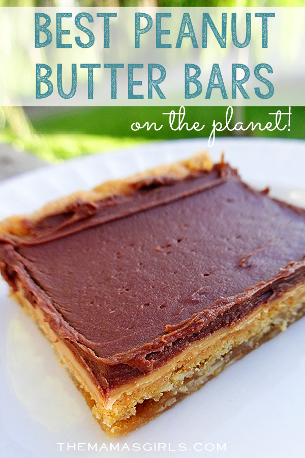 Best Peanut Butter Bars on the Planet!