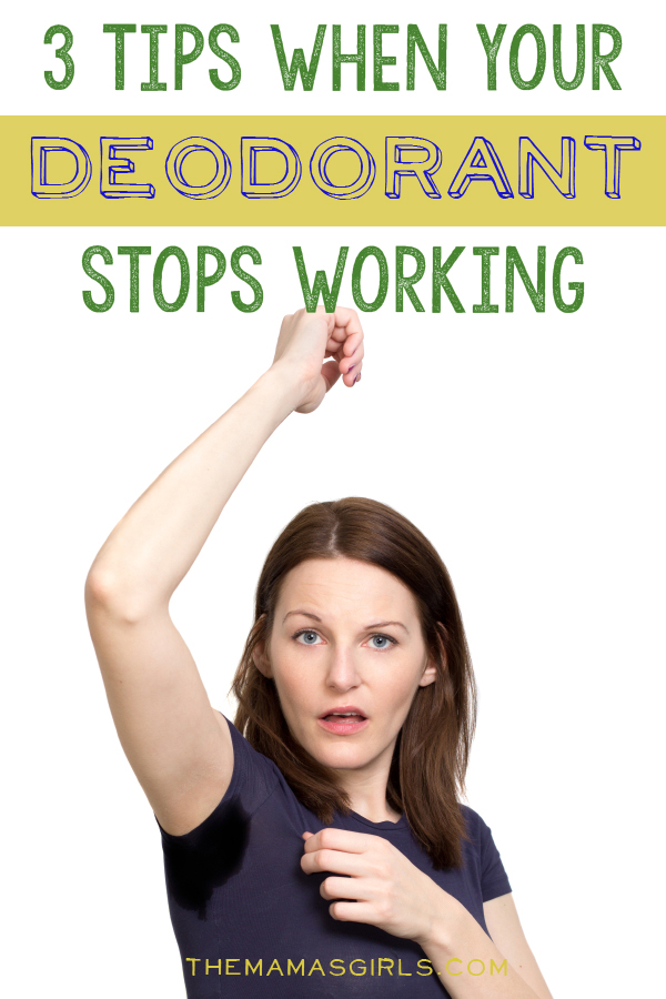 Three tips when your deodorant stops working
