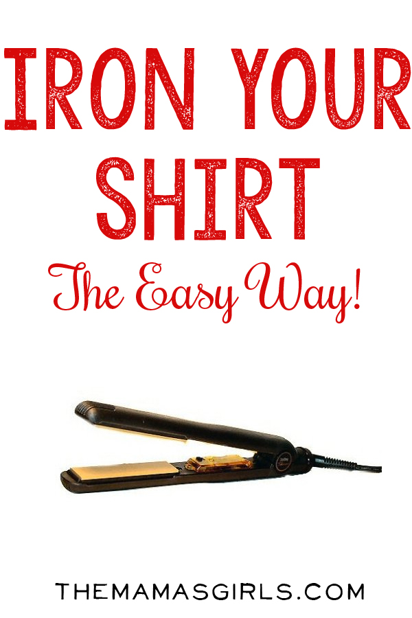 Iron your shirt the easy way..