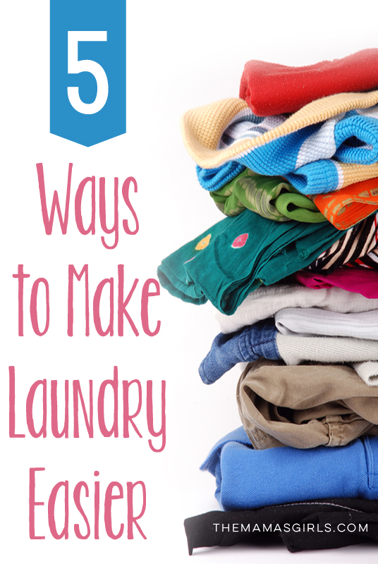 5 ways to make laundry easier - great tips!