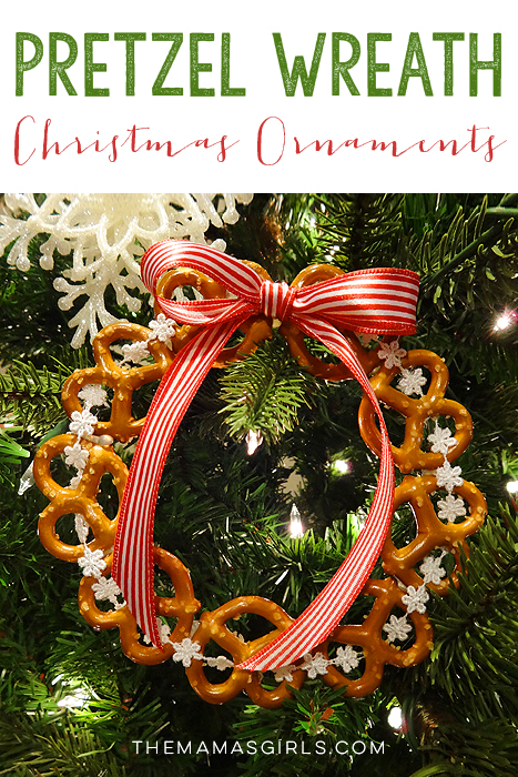 Pretzel Wreath Christmas Tree Ornament