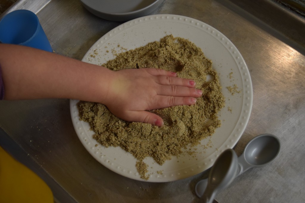 how to make edible sand for kids