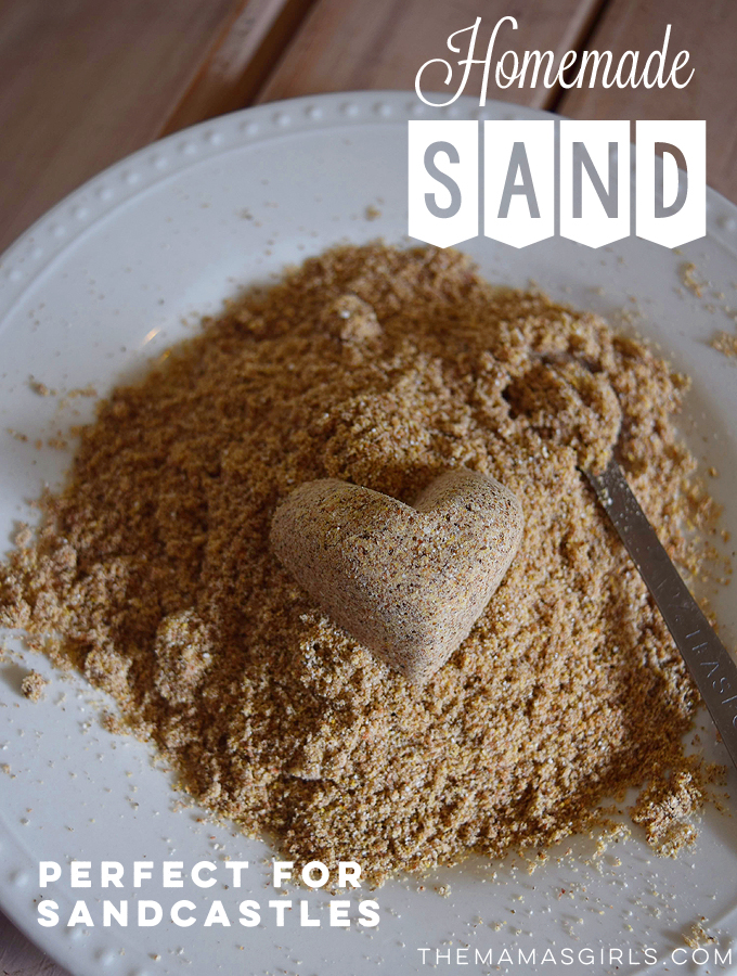 Homemade Sand - great DIY kids activity