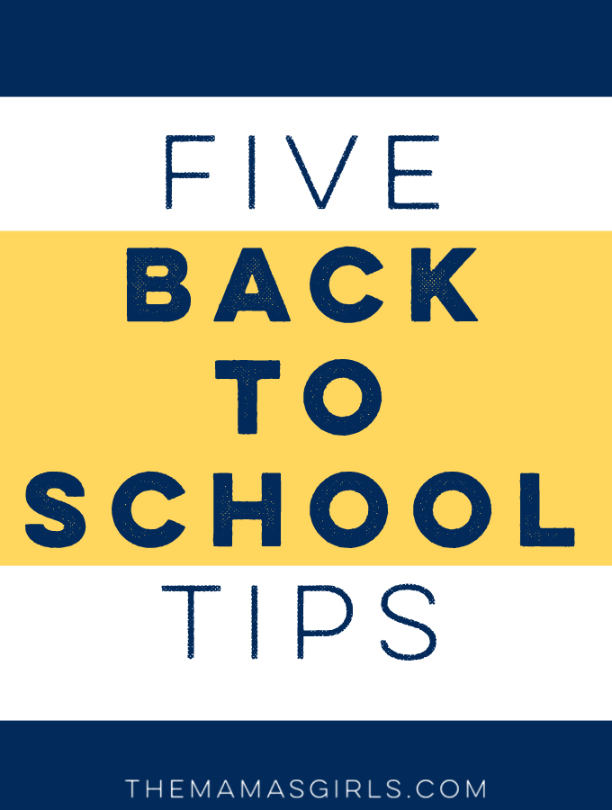 Five Back to School Tips