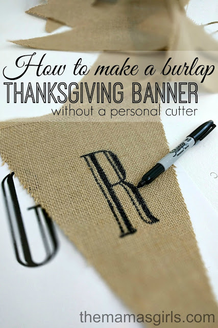 DIY Thanksgiving Banner