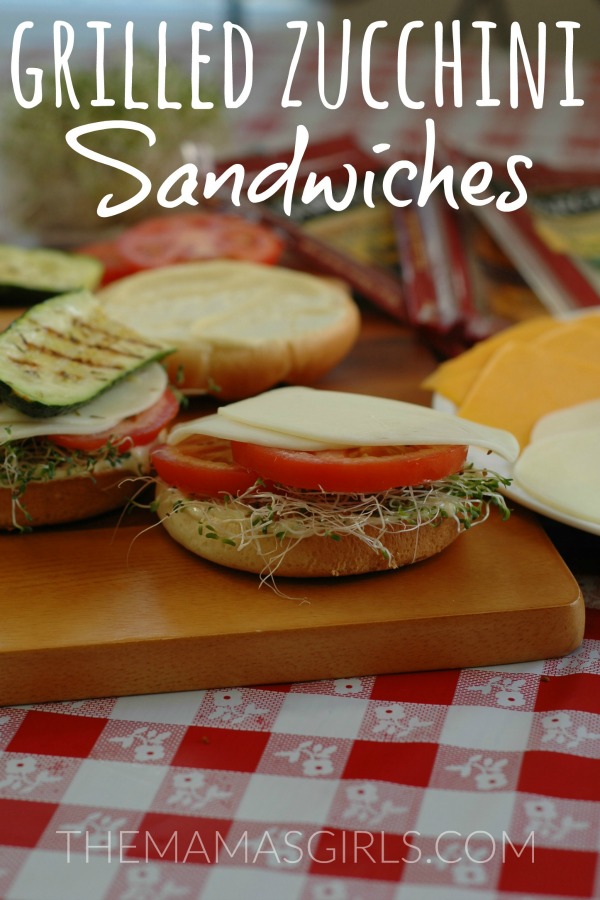 Grilled Zucchini Sandwiches - themamasgirls.com