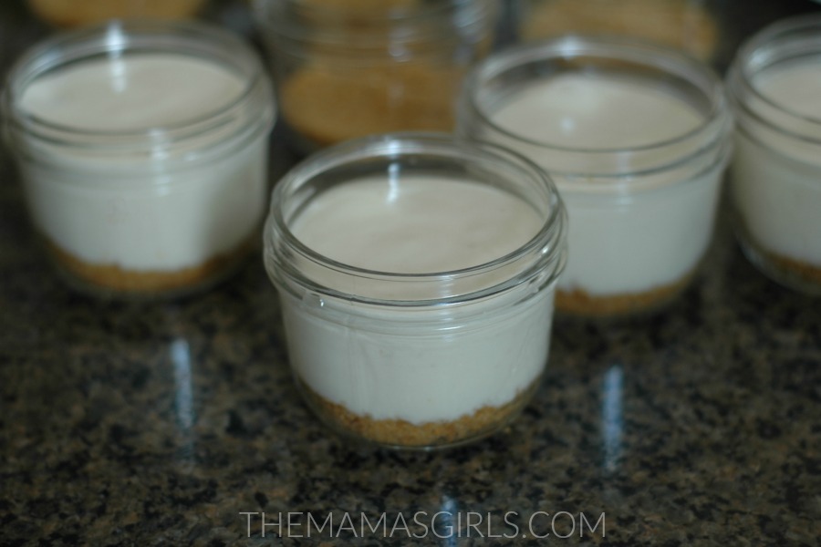 Lemon Cheesecake Mousse in a jar