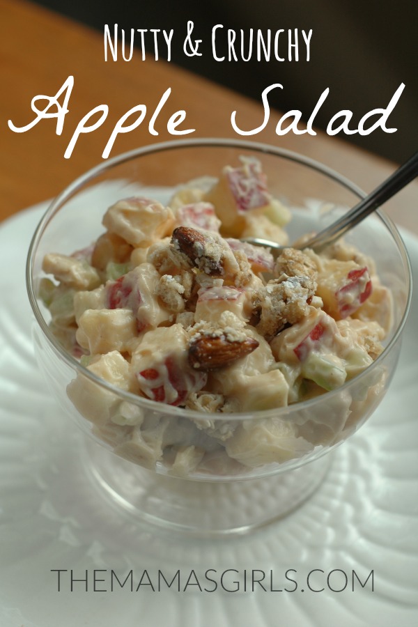 Nutty and Crunchy Apple Salad - themamasgirls.com